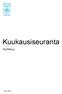 Kuukausiseuranta. Huhtikuu