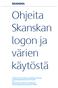 Ohjeita Skanskan logon ja värien käytöstä