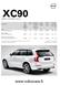 XC90.   HINNASTO / PRISLISTA MY