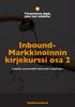 InboundMarkkinoinnin kirjekurssi osa 2