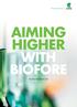 AIMING HIGHER WITH BIOFORE