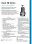 Mark 96 Series. Sanitary Pressure Regulators