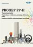 GF Piping Systems. PROGEF PP-H Tuoteluettelo Täydellinen valikoima putkia ja liittimiä sekä käsikäyttöisiä ja automaattisia venttiilejä