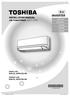 R32 INSTALLATION MANUAL ENGLISH AIR CONDITIONER (SPLIT TYPE) SUOMI NORSK DANSK. Indoor unit RAS-25, 35PKVSG-ND. Outdoor unit RAS-25, 35PAVSG-ND