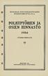 SUOMEN OSUUSKAUPPOJEN KESKUSKUNTA R. L. POLKUPYÖRIEN JA OSIEN HINNASTO. (TUKKUHINNAT) HELSINKI 1934 YHTEISKIRJAPAINO OSAKEYHTIÖ