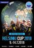 TURNAUSESITE HELSINKI CUP TERVETULOA! VÄLKOMMEN! WELCOME! BIENVENUE! BEM-VINDO!