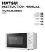 INSTRUCTION MANUAL 17L MICROWAVE 17L MICROWAVE. Instruction Manual 17L MIKROBØLGEOVN Instruksjonsmanual 17L MICROWAVE