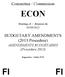 Committee / Commission ECON. Meeting of / Réunion du 03/09/2012. BUDGETARY AMENDMENTS (2013 Procedure) AMENDEMENTS BUDGÉTAIRES (Procédure 2013)