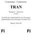 Committee / Commission TRAN. Meeting of / Réunion du 3/9/2014. BUDGETARY AMENDMENTS (2015 Procedure) AMENDEMENTS BUDGÉTAIRES (Procédure 2015)