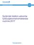 Syrjinnän kiellon valvonta työsuojeluviranomaisessa vuonna 2017