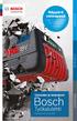 Bosch. Työkalulehti. Näppärä voimapesä. Uutuudet ja tarjoukset UUTUUDET CLICK & GO TARVIKKEET