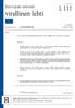 L 111. virallinen lehti. Euroopan unionin. Lainsäädäntö