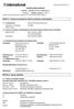 Käyttöurvallisuustiedote THA969 Interline 975 Grey White Part A Versio no 1 Edellinen päivitys 03/07/14