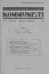 KOMMUNISTI. «Ns? (59 60) MARRAS JOULUKUU Tov. Stalin viisikymmenvuotias. 2. Elämäkerrallisia tietoja tov. Stalinista.