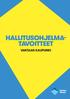 HALLITUSOHJELMA- VANTAAN KAUPUNKI