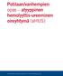 Potilaan/vanhempien opas atyyppinen hemolyyttis-ureeminen oireyhtymä (ahus)
