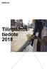 Tilinpäätös- tiedote 2018