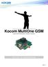 Kocom MultiOne GSM GSM PORTINOHJAIN / KAUKO-OHJAIN