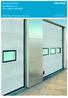 Tuotetiedote Lamellinosto-ovi ASSA ABLOY OH1082P. ASSA ABLOY Entrance Systems