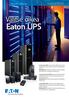 Eaton UPS. Valitse oikea. Eaton UPS -valintaopas