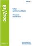 2017/18. Kelan opintoetuustilasto. FPA-statistik Studieförmåner. Sosiaaliturva 2018 Socialskydd
