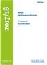 2017/18. Kelan opintoetuustilasto. FPA-statistik Studieförmåner. Sosiaaliturva 2018 Socialskydd