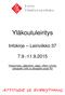 Yläkoululeiritys. Infokirje Leiriviikko Yleisurheilu, jääkiekko, alppi, villien ryhmä, jalkapallo tytöt ja jalkapallo pojat R2