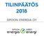 TILINPÄÄTÖS 2018 SIPOON ENERGIA OY