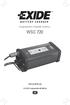 DIAGNOSTIC POWER SUPPLY WSC 720 OHJEKIRJA. 12 V/24 V Lyijyakuille Ah