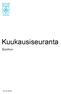 Kuukausiseuranta. Syyskuu