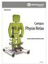 Käyttöohje. Campus Physio Relax. Laajat säätömahdollisuudet