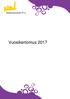 KEHITYSVAMMATUKI 57 RY.3 VUOSI 2017 OLI YHDISTYKSEN 60-VUOTISJUHLAVUOSI.4 PUHEENJOHTAJAN PUHEENVUORO.5 TOIMINNANJOHTAJAN KATSAUS.6 HALLINTO. 31 TASE.