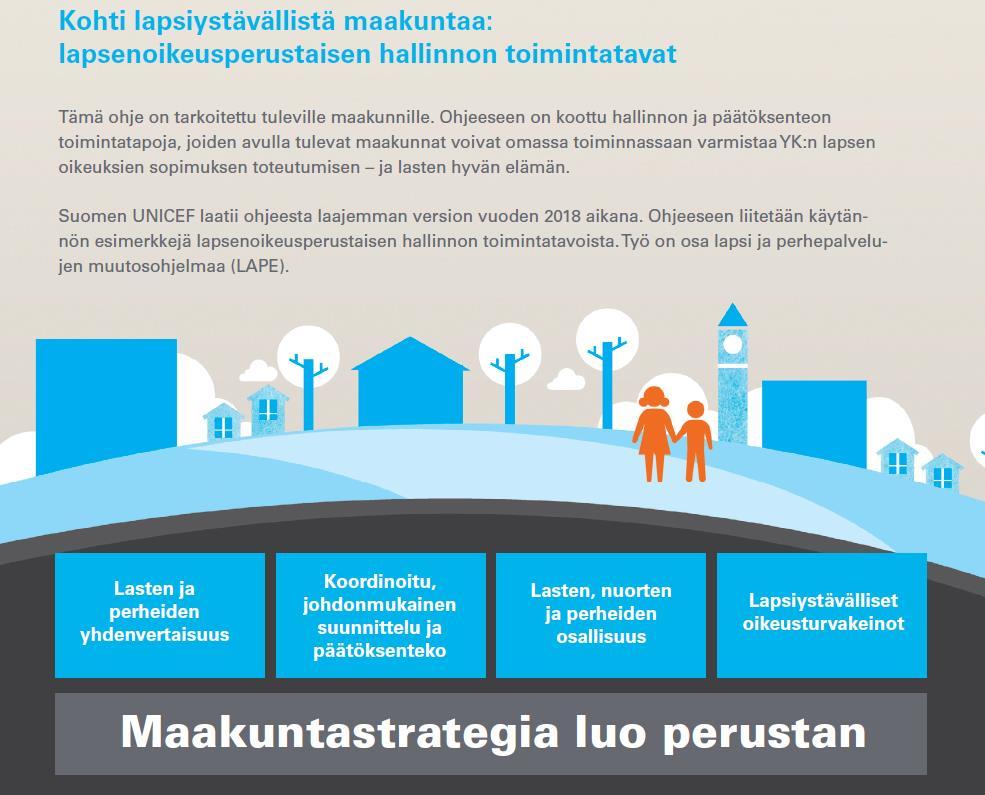 UNICEF mukana lapsiystävällisessä