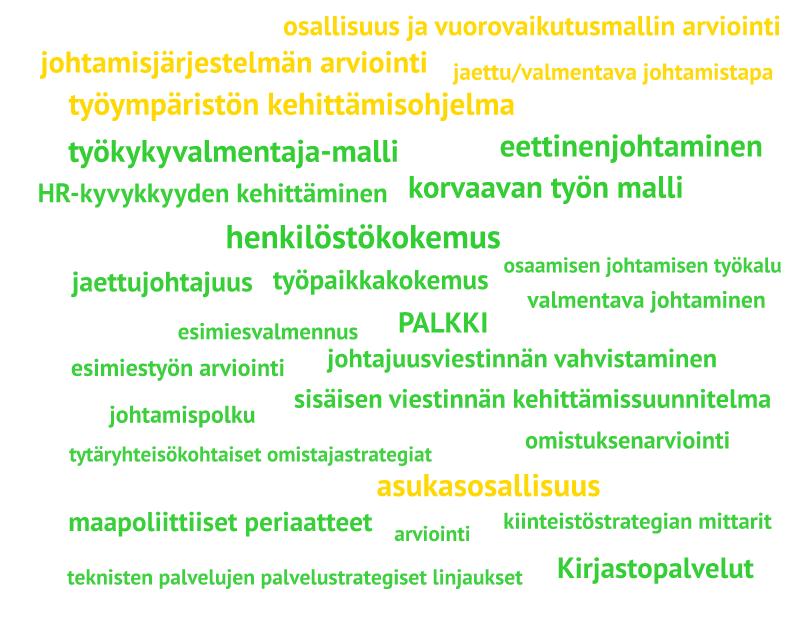 Tavoitteena on, että asukkaat ja yritykset luottavat kaupungin toimintaan, että heidän todellinen vaikutuksensa toimintaan vahvistuu ja että modernit osallisuuskäytännöt parantavat väestöryhmien