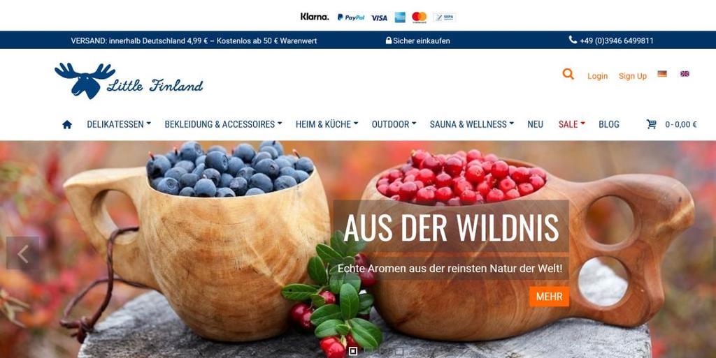 de/ Sotto Berlin Suomalaisia tuotteita myyvät nettikaupat Saksassa: www.lieferello.