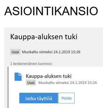 Voit vaihtaa kielen omat tiedot -kohdassa ruotsiksi. Lomakkeet ovat vain suomeksi ja ruotsiksi. PÄÄTÖSTEN KIELI MÄÄRÄYTYY VALITUN KIELEN MUKAAN.