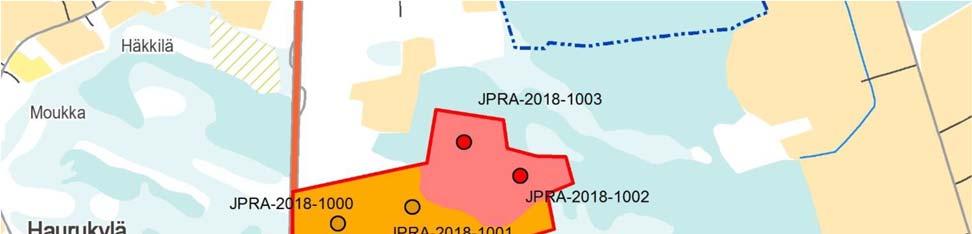 FCG SUUNNITTELU JA TEKNIIKKA OY Sulfidimaaselvitys 5 (9) 24.8.2018 mukaan valituista neljästä mineraalimaanäytteestä.