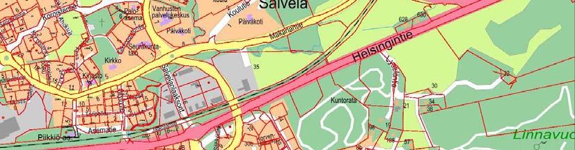 Suunnittelualue Suunnittelualueena on Hirsimäentie 14 sekä sen itäpuolella oleva puisto.