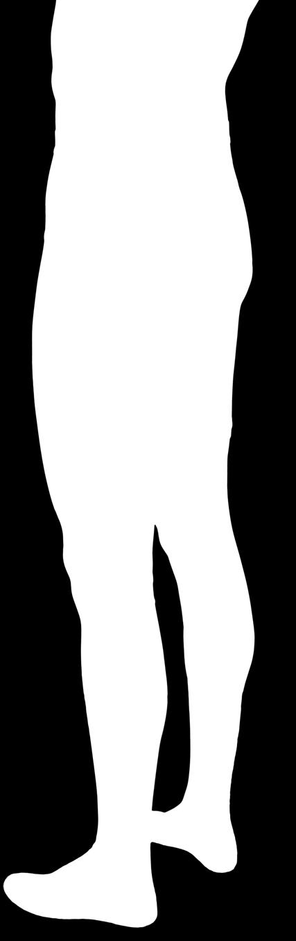 Sukkahousuissa anatominen nilkan muotoilu.