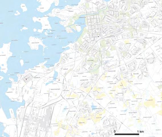 Miilucast Oy Nordkalk Oy Ab Raahen Energia Oy:n lämpölaitos Raahen Satama Oy Raahen Voima Oy SSAB Europe Oy Mittauspisteet Kuva 21: Ilmanlaadun mittauksissa mukanaolevat toimijat.