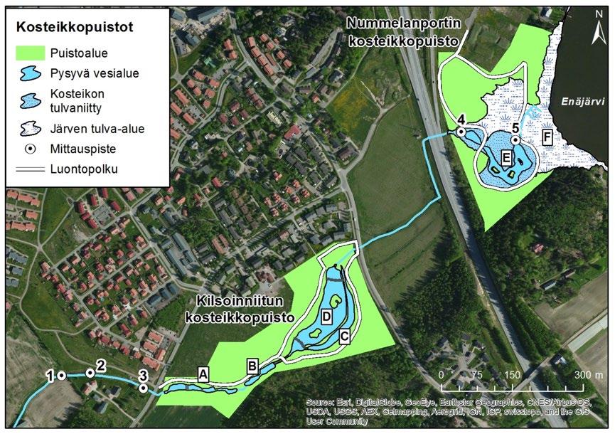 Maankäytön vaikutus kuormitukseen Automaattiasema Pisteet