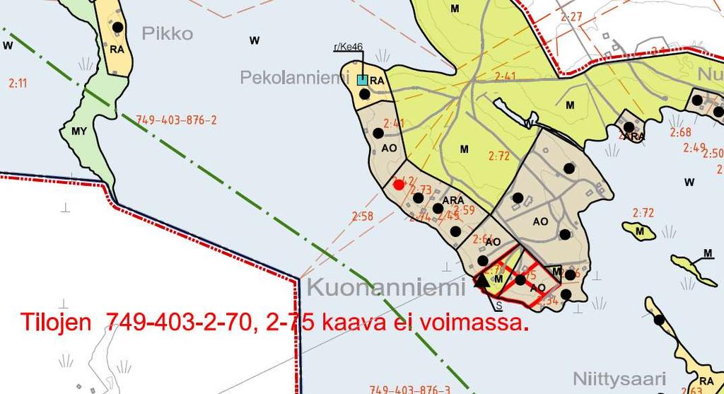 KAAVAHARJU 8.10.2018 KAAVASELOSTUS 3 Ranta-asemakaavan kumoamisen tavoitteet Kehvonsalon kartanon alueella matkailutoiminta on lakannut ja ranta-asemakaava ei enää vastaa maankäytöllisiä tarpeita.
