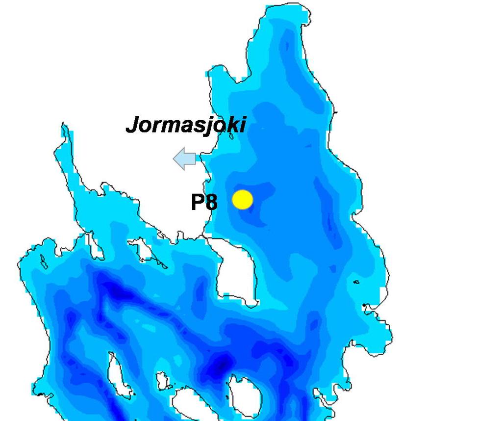 12 3 JORMASJÄRVI Uutelan kaivoksen kuormituksen vaikutuksia Jormasjärveen arvioitiin 3djärvimallilla.