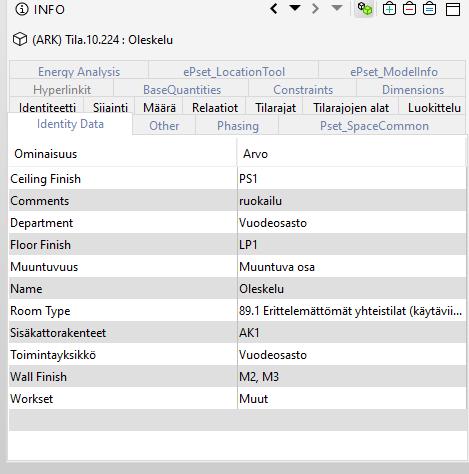 Mallien tietosisältö Mallien tietosisältö lisääntyy ja kehittyy suunnittelun edetessä Uusia käyttötarkoituksia Suunnitelmien tarkentuminen Mallin rakennusosiin sisälletty perustietojen lisäksi mm.