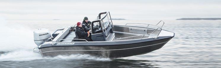 JÄREÄ MONIKÄYTTÖVENE VAATIVIIN OLOSUHTEISIIN. Faster 625 CC on järeä monikäyttövene joka ei kaihda kovaakaan keliä.