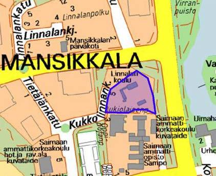 4 Asemakaavan muutos 1097, Mansikkala, Linnalan koulu