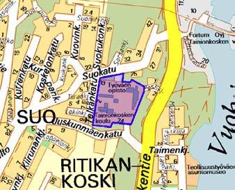7 Asemakaavan muutos 1098, Tainionkosken koulu