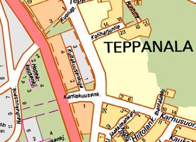 20 Kaupunginosa 57, Teppanala,
