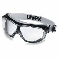 UVEX PHEOS Supravision HC-AF -tekniikka tekee Uvex Pheos -suojalaseista naarmuuntumattomat ja huurtumattomat. UV-suoja 100 %. Ihanteellinen silmien peittävyys. Parannettu ilmanvaihto.