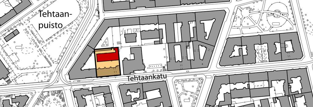 Ullanlinnassa tontit sijaitsevat osoitteissa Kasarmikatu 0 (kortteli 04, tontti 5), Jääkärinkatu 6b (kortteli 09, tontti 7), Tehtaankatu 9 (kortteli 6, tontti 9) ja